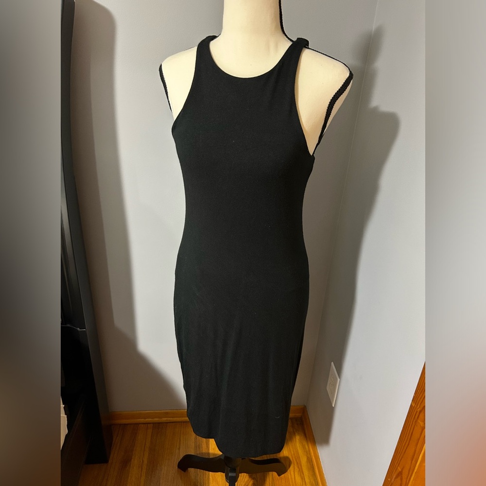 J. Crew FormKnit high-neck cutaway dress